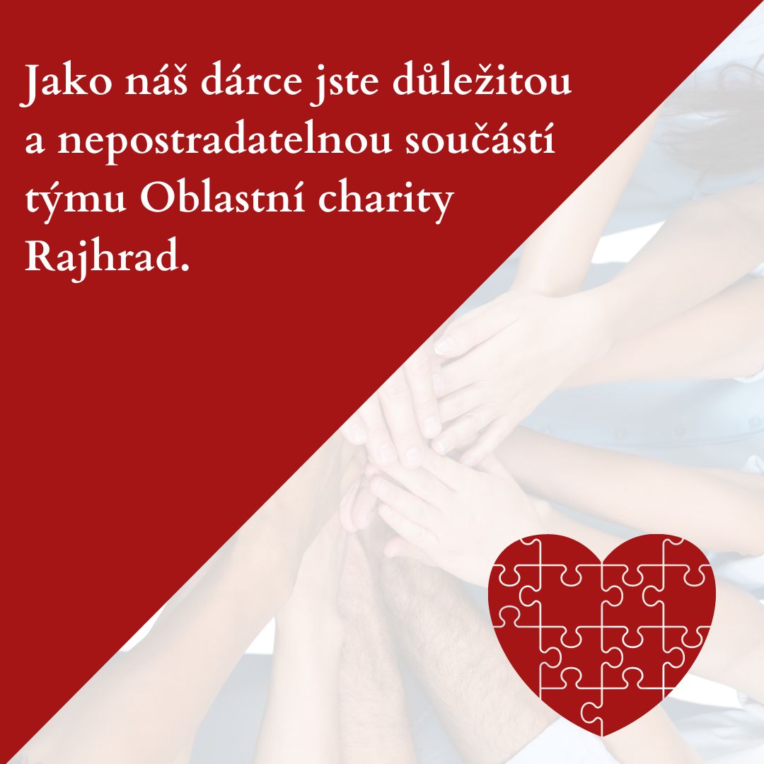 Děkujeme našim dárcům! Děkujeme našim dárcům!